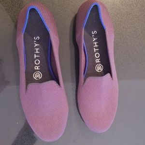 Rothy's Burgundy Loafers, Size 7.5